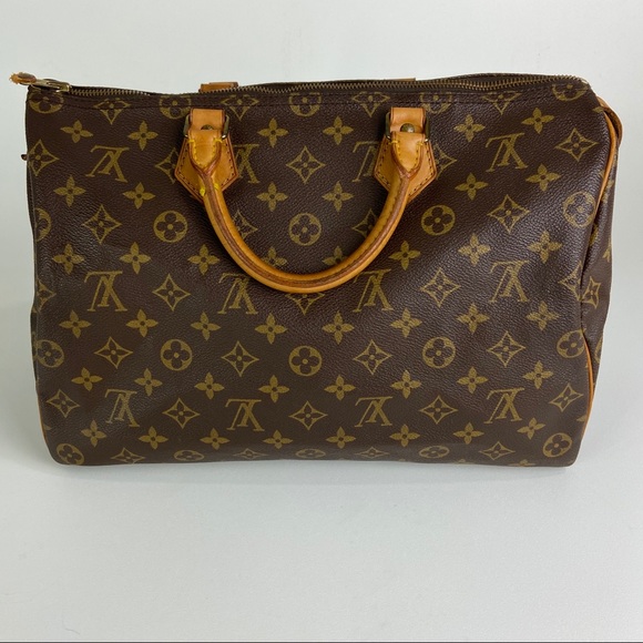 LOUIS VUITTON Speedy 35 Hand Bag Monogram Canvas - Picture 2 of 16